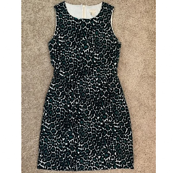 J. Crew Dresses & Skirts - J Crew Sleeveless Cheetah Print Dress